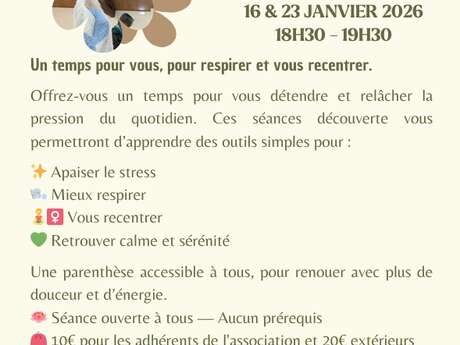 Séance découverte de la sophrologie