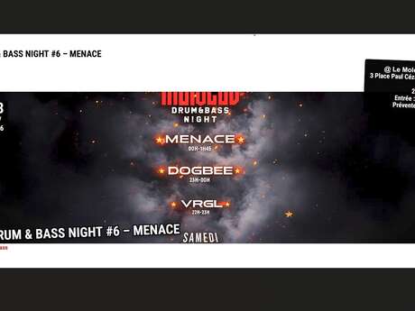 Drum and bass night #6 – Menace