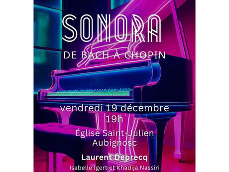 Concert SONORA – De Bach à Chopin