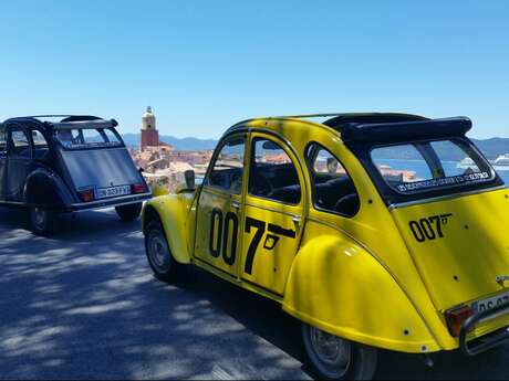 Balade en 2CV, visite de domaine et partie de pétanque