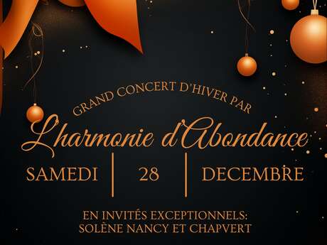 Concert de Noël de l’Harmonie d’Abondance