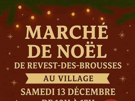Marché de Noël de Revest des Brousses