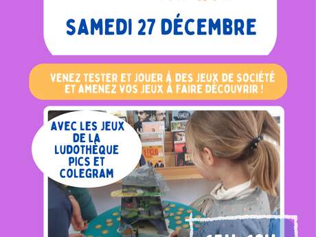 Après-midi jeux de société à la bibliothèque !