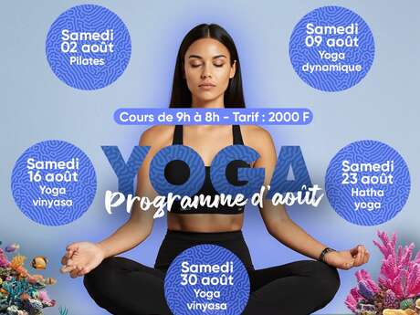 Yoga à l'Aquarium des Lagons 2025