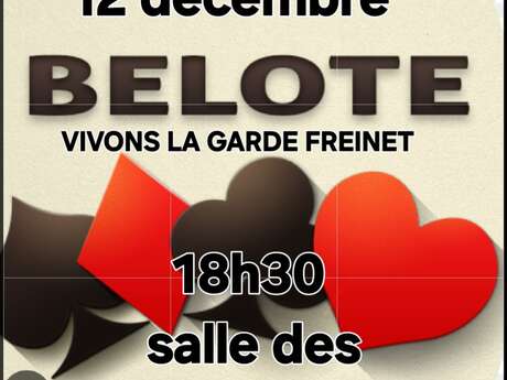 Concours de Belote et Tarot