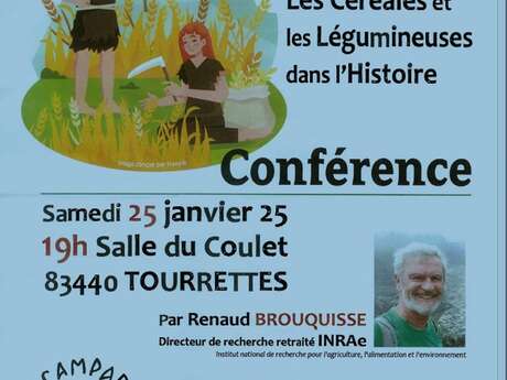 Conférence L'invention de l'agriculture "les Céréales et les Légumineuses dans l'histoire"