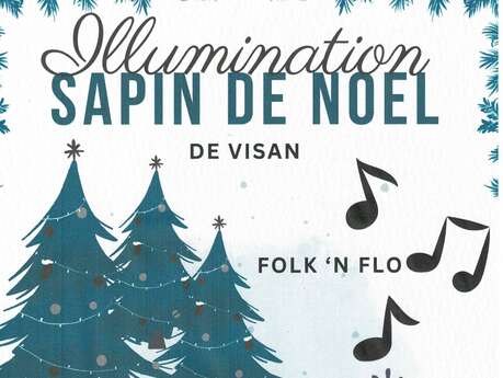 Illumination Sapin de Noël de Visan
