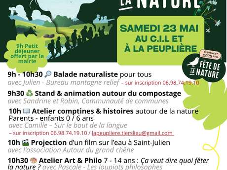 Fête de la nature : spectacle, film et animations