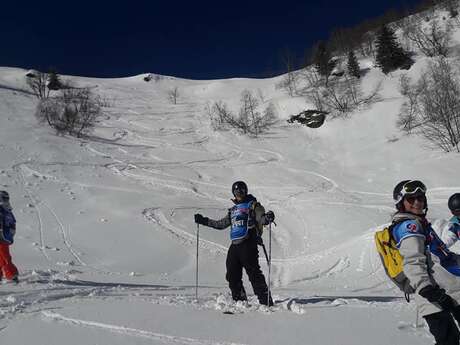 Cours de ski avec l'ESF du Collet