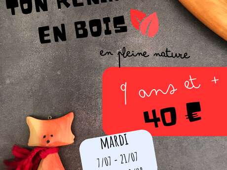 Sculpte ton renard en bois.