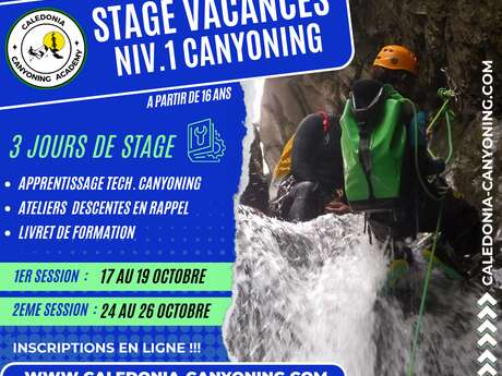 Stage Canyoning Niveau 1