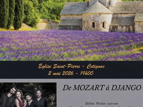 Concert : De Mozart à Django - musique classique | Festival de musique des Chapelles