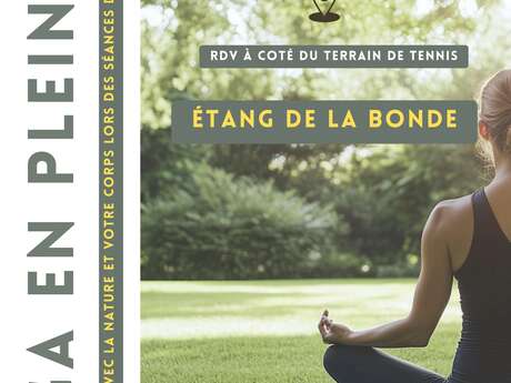 Yoga en plein air à La Motte d'Aigues