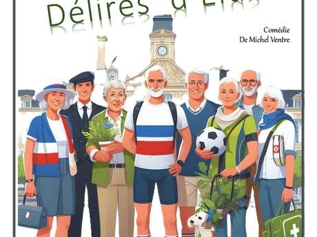 Théâtre - Cie Les Fous-velins : “Délires d’élus” .