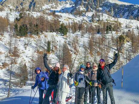 Randonnées Raquettes avec ClubRando06 à Roubion