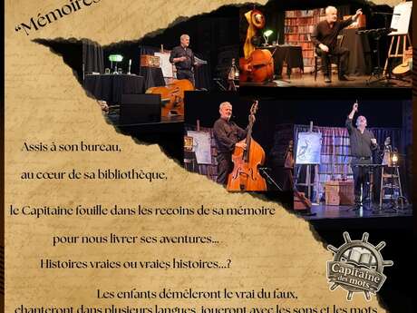 Mercredi des enfants - spectacle "Mémoires extraordinaires d’un faux Capitaine"