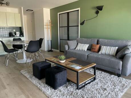 Flat F3 of 56 m2 in a residence