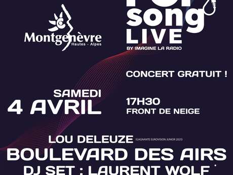 Pop Song Live - Concert gratuit