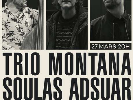 Trio Montana Soulas Adsuar   im Literaturcafé der Librairie Quillet von Le Radeau de la Méduse