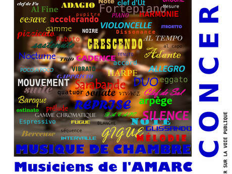 Concert de musique de chambre avec l'AMARC