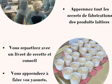 Atelier fabrication beurre & fromage frais à la ferme