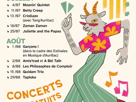 concerts été place d'aurinques