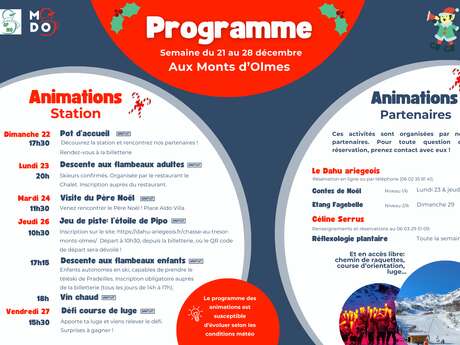 Animations aux Monts d'Olmes