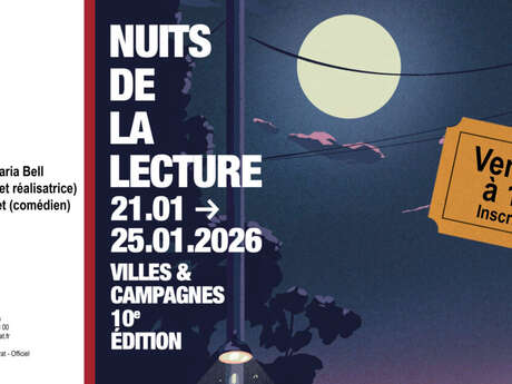 10e édition des nuits de la lecture : Villes et Campagnes