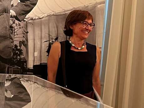 Exposition - La visite privée de la commissaire