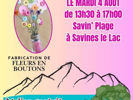 Animation Plage - Fleur en boutons