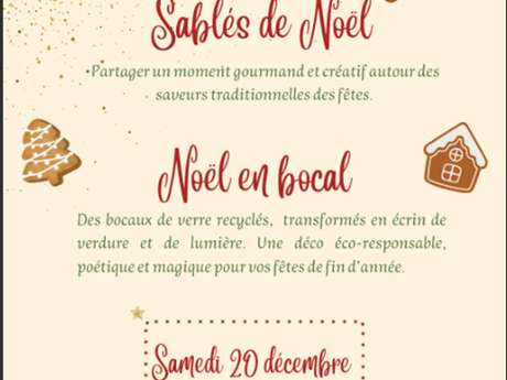 Atelier sablés de Noel