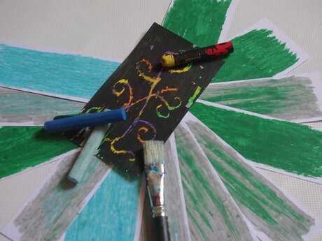 Atelier Carte à gratter à Salagon