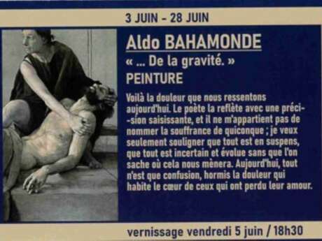 Gemäldeausstellung "De la gravité" von Aldo Bahamonde - Art dans la Nef