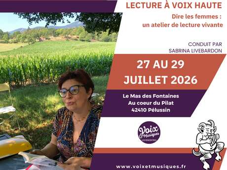 Stage Lecture à voix haute - Dire les femmes - Rencontres Voix & Musiques 2026