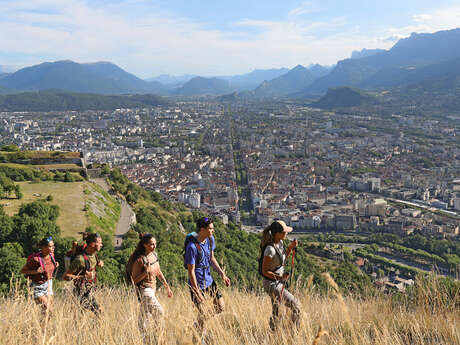 La Bastille et le Jalla depuis St-Martin-le- Vinoux