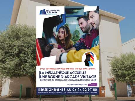 La Médiathèque accueille une borne d'arcade vintage