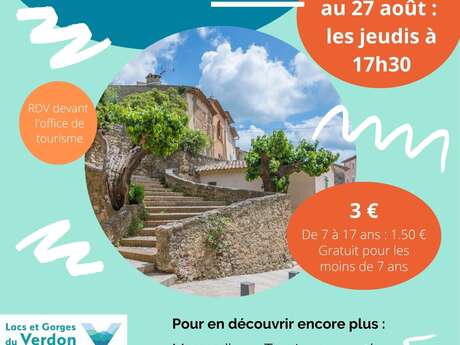 Visite guidée du village de Villecroze