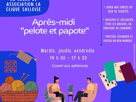 Après-midi "La pelote et la belote qui papotent"