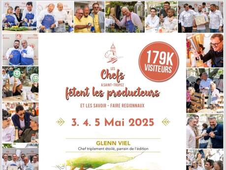 Les Chefs à Saint-Tropez fêtent les producteurs