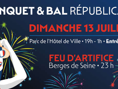National holiday in Épinay-sur-Seine - Banquet, ball and fireworks