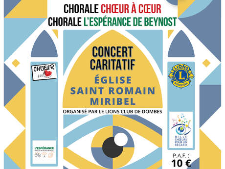 Concert caritatif de chorales en faveur de Retina France