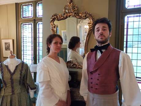 Visites avec interventions théâtralisées