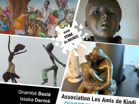 Exposition de l'Association Les Amis de Kindi à La Petite École