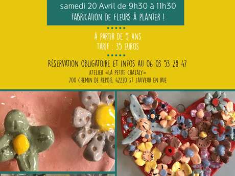 Atelier poterie pour enfants