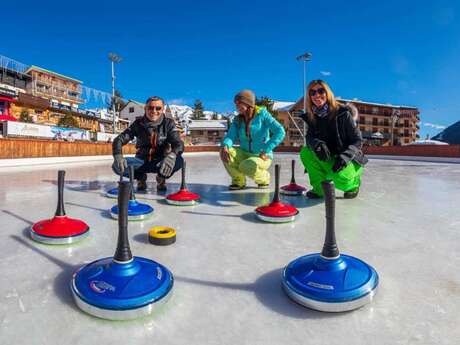 Pétanque sur glace