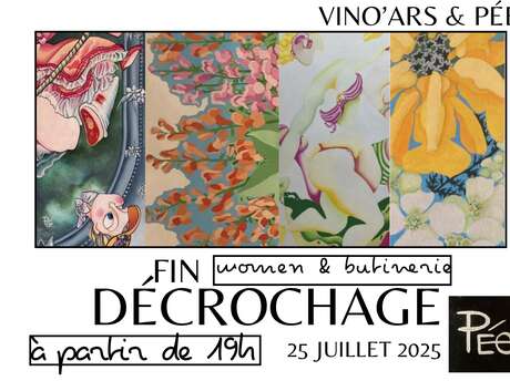 Décrochage de l'exposition - Pée "women & butinerie"