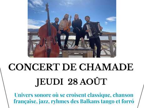 Concert en terrasse de "Chamade" Concert en terrasse de "Chamade"