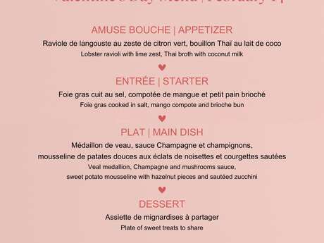 Saint Valentin au Sheraton New Caledonia Deva