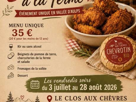 Soirée beignets à la ferme
