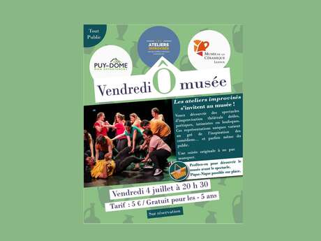Les vendredis Ô musée -Théâtre avec "Les Ateliers improvisés"
